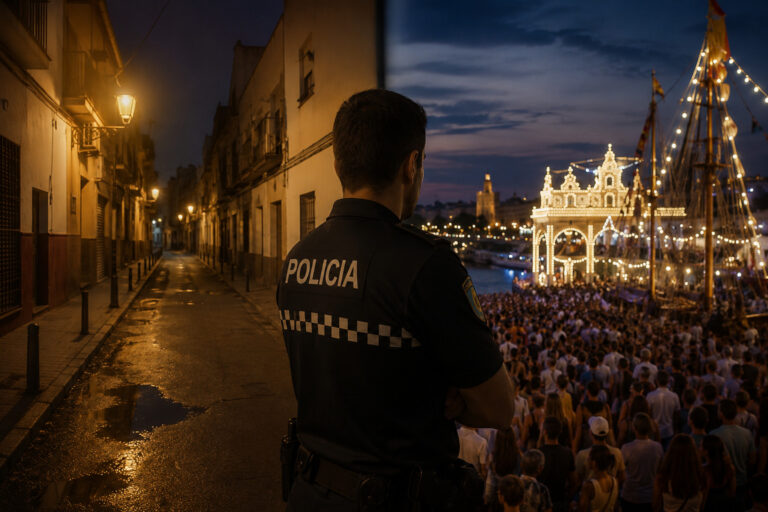 Vecinos de Sevilla afectados por la falta de servicio policial durante la Vela de Triana